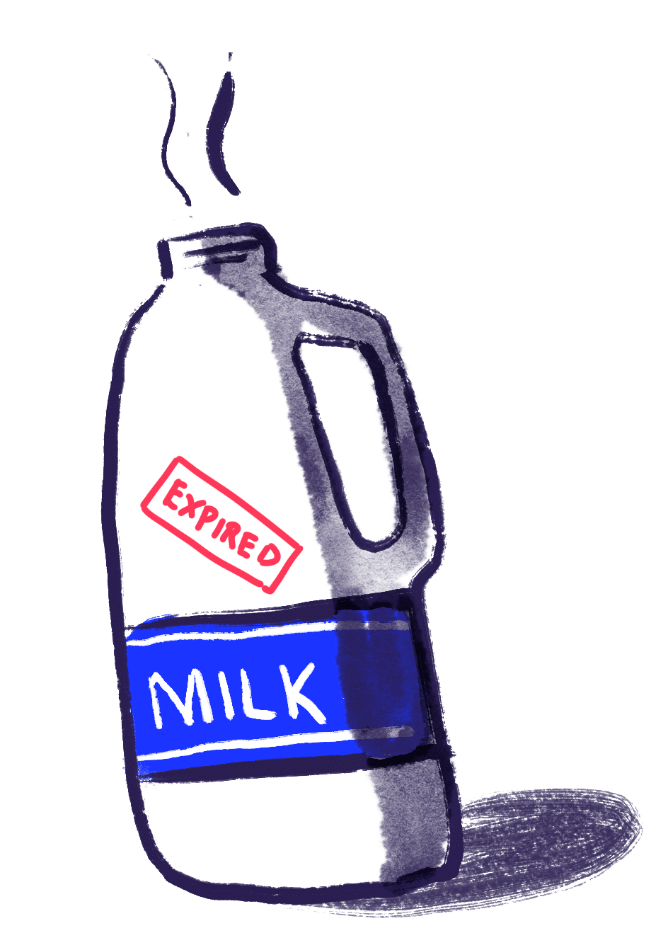 expired milk