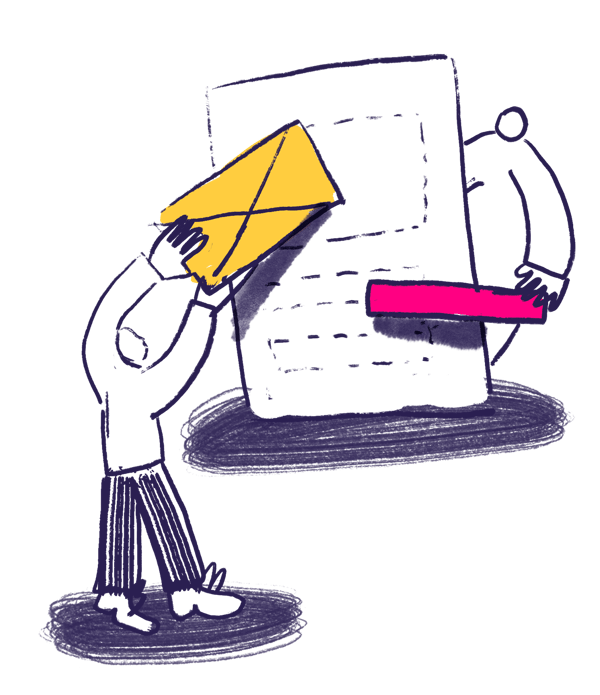 putting message on a page