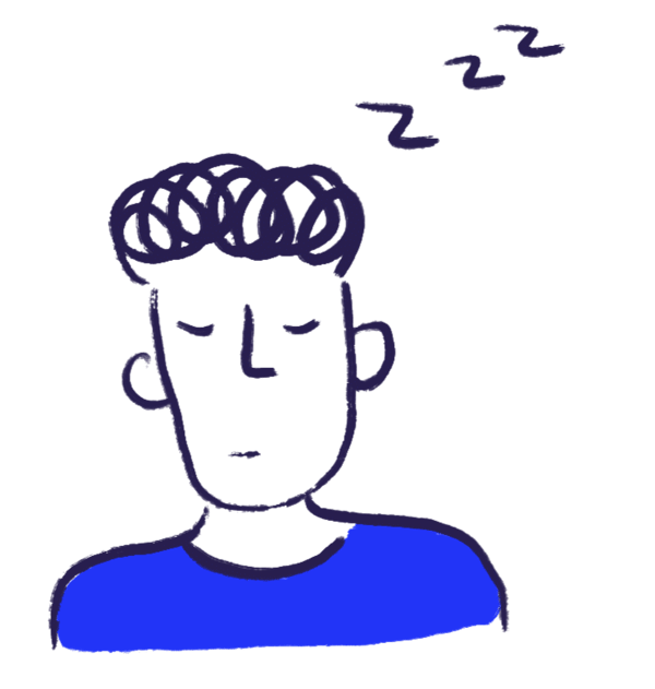 Man thinking about alerts