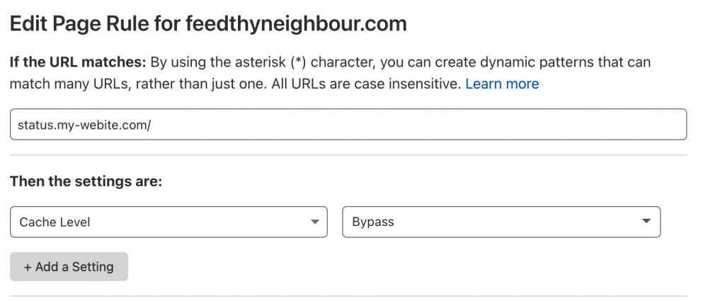 Statuscake Status Page Example Using Public Reporting CNAMEs - StatusCake Knowledge Base - Website ...