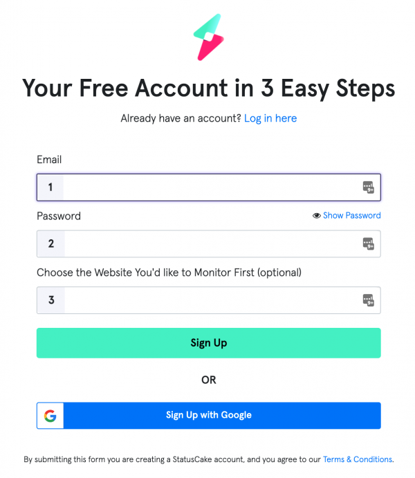 statuscake_signup_form