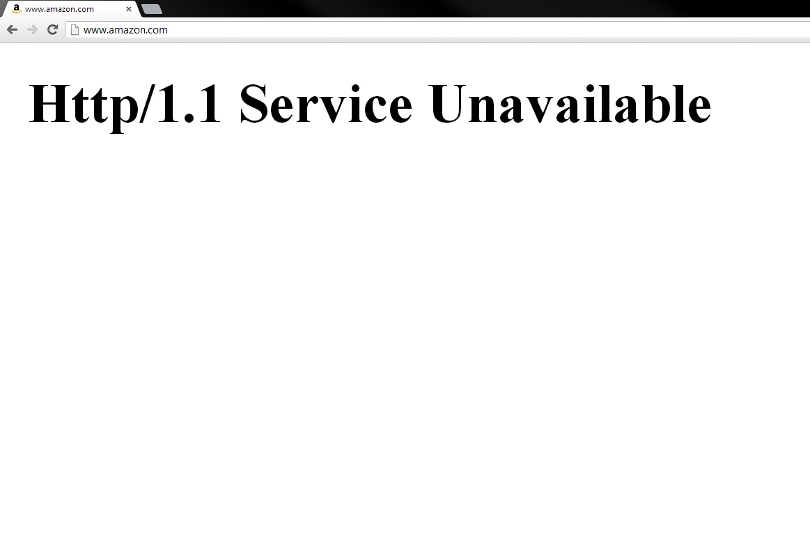 Amazon Website Down